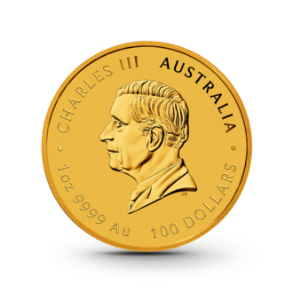 1 oz Lunar III: Pferd Goldmünze - 100 Dollars Australien 2026