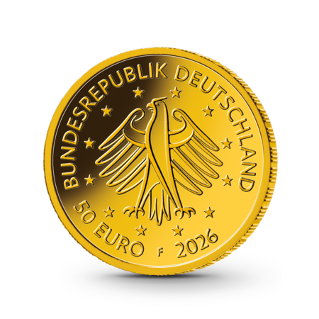 1/4 oz Deutsches Handwerk: Gestaltung Goldmünze - 50 Euro Deutschland 2026