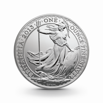 1 oz Britannia Silbermünze - 2 Pfund Großbritannien verschiedene Jahrgänge