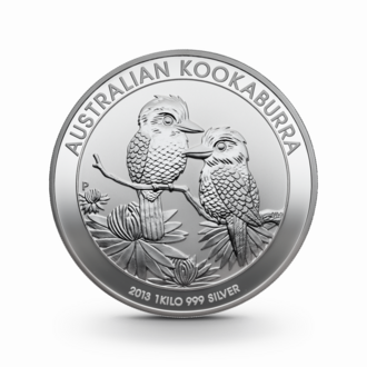 1 kg Australian Kookaburra Silbermünze - 30 Dollars Australien verschiedene Jahrgänge