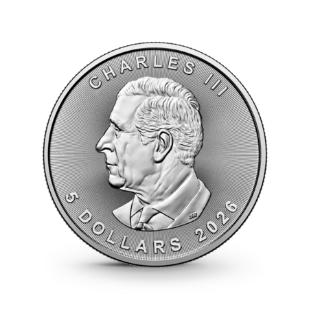 1 oz Maple Leaf Silbermünze - 5 Dollars Kanada 2026