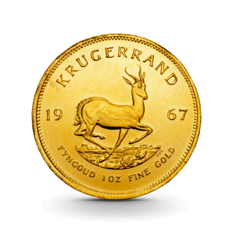 1 oz Krügerrand Goldmünze - Südafrika 1967 Erstausgabejahr 