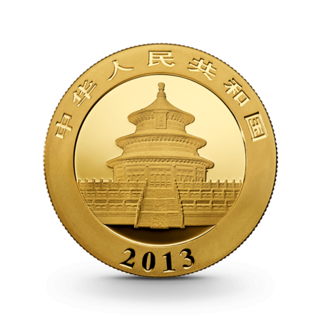 1/10 oz China Panda Goldmünze - 50 Yuan verschiedene Jahrgänge