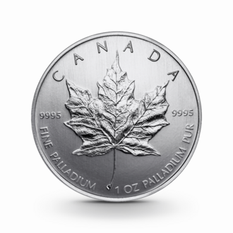 1 oz Maple Leaf Palladiummünze - 50 Dollars Kanada verschiedene Jahrgänge