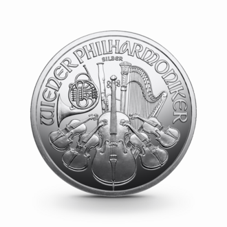 1 oz Wiener Philharmoniker Silbermünze - 1,50 Euro Österreich verschiedene Jahrgänge
