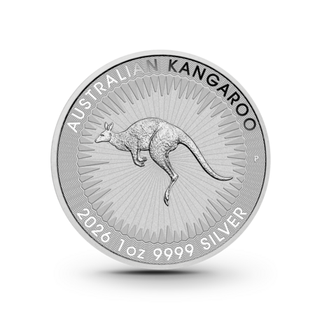 1 oz Australian Kangaroo Silbermünze - 1 Dollar Australien 2026