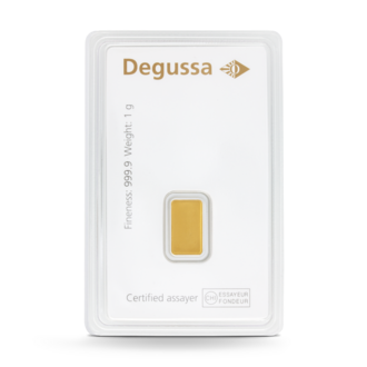 1 g Degussa Goldbarren - Geschenkblister: Zur Firmung