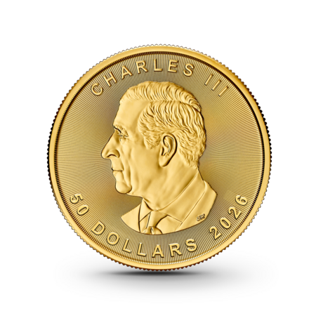 1 oz Maple Leaf Goldmünze - 50 Dollars Kanada 2026