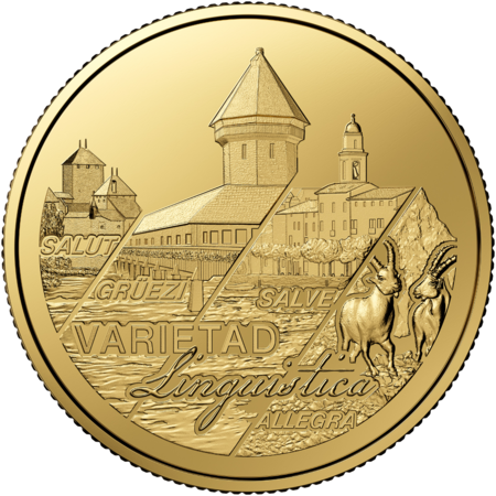 Gold coin -  Swissmint CHF 25 Schweizer Sprachenvielfalt