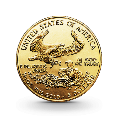 1/10  oz American Eagle Goldmünze - 5 Dollars USA verschiedene Jahrgänge