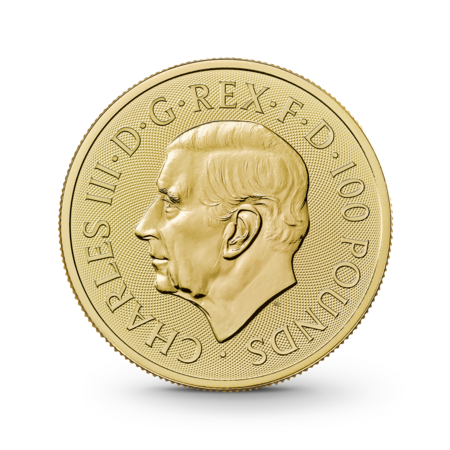 1 oz The Royal Tudor Beasts: Royal Dragon Goldmünze - 100 Pfund Großbritannien 2026