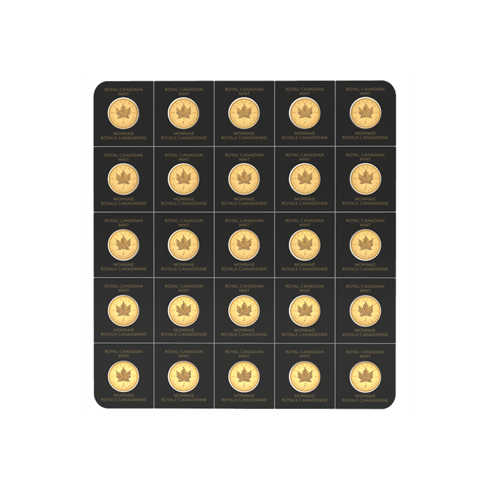 Gold coin - Maple Gram - 25x1 g
