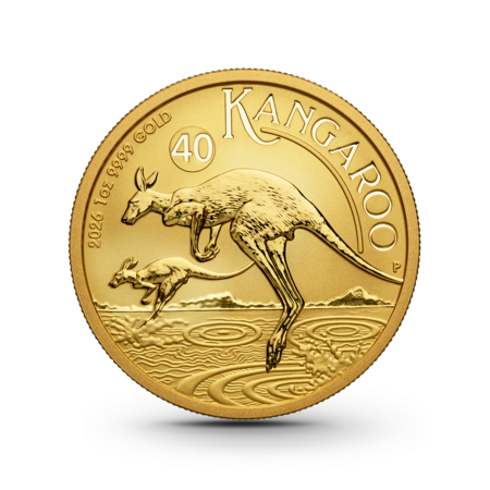 1 oz Australian Kangaroo Goldmünze - 100 Dollars Australien 2026