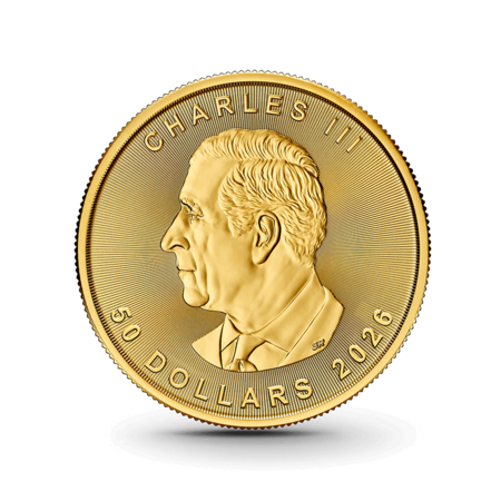 1 oz Maple Leaf Goldmünze - 50 Dollars Kanada 2026