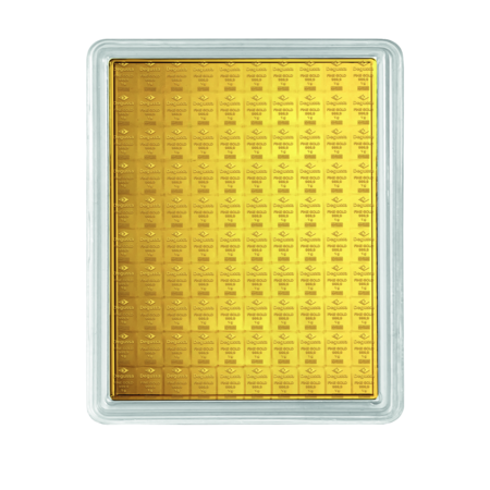 100 x 1 g Degussa Goldbarren - CombiBar® (geprägt)