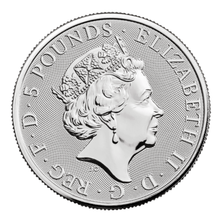 Silver coin - Tudor Yale - 2 oz