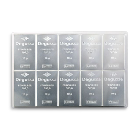 Silver bar - 100 g - CombiBar 10 x 10g
