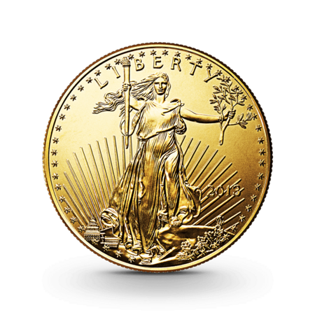 1 oz American Eagle Goldmünze - 50 Dollars USA verschiedene Jahrgänge