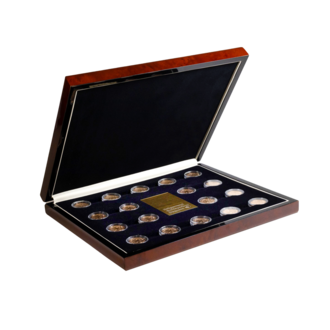 18er Etui Echtholz als Goldsparbox Krügerrand (1/4 oz)