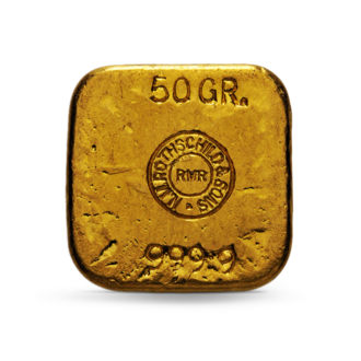 50 g Rothschild Goldbarren