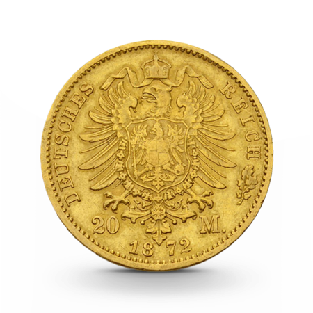 Baden 20 Mark Friedrich I Kaiserreich Gold