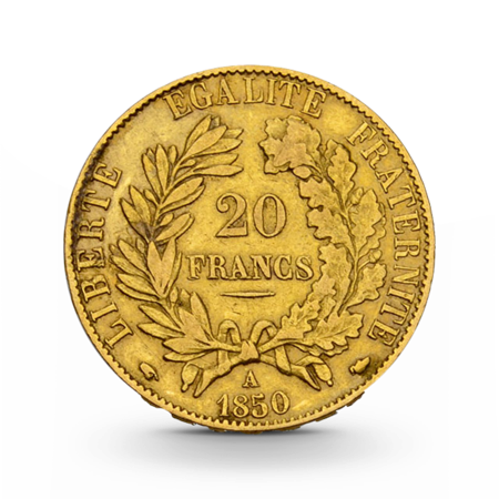Frankreich Republik 20 Francs Ceres Gold
