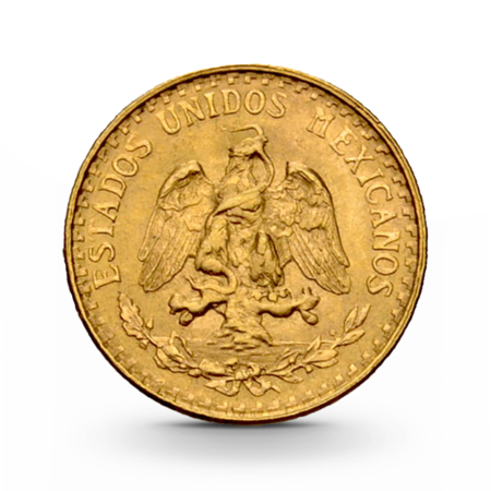 Mexiko 2 Pesos Goldmünze 
