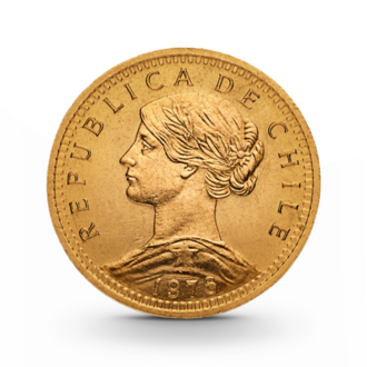 Chile 20 Pesos Goldmünze