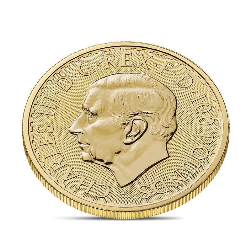 Britannia Gold 2027: Wertseite schräg hinten